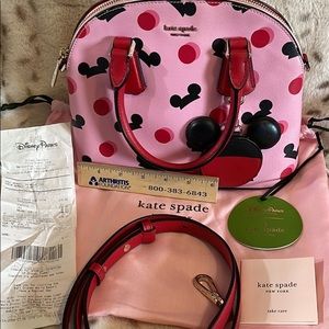 Leather Kate spade Disney top handle Crossbody
